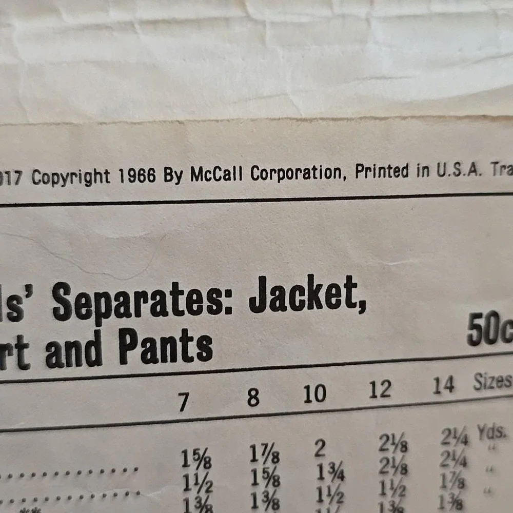 McCalls 1966 retro